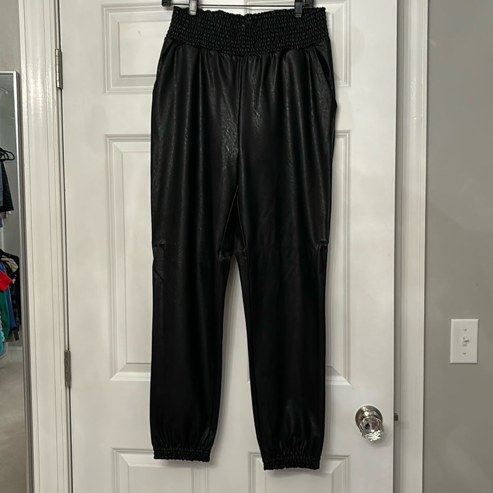 Commando Faux Leather joggers